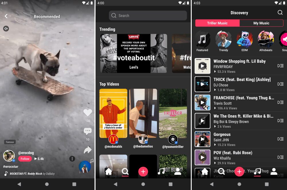 صورة لـ أفضل بدائل TikTok التي يجب عليك التحقق منها إذا كنت تأخذ خصوصيتك على محمل الجد | triller-music-page-3-min
