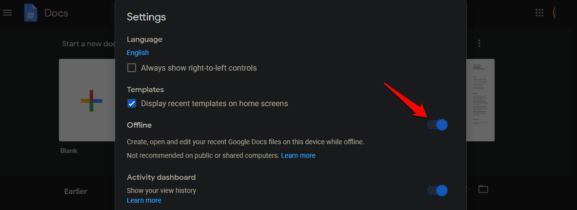 صورة لـ كيفية استخدام مُحرّر مستندات Google في وضع عدم الاتصال: الدليل الكامل | use_google_docs_offline_2_30iDtags-HsWDtags-DzTechs
