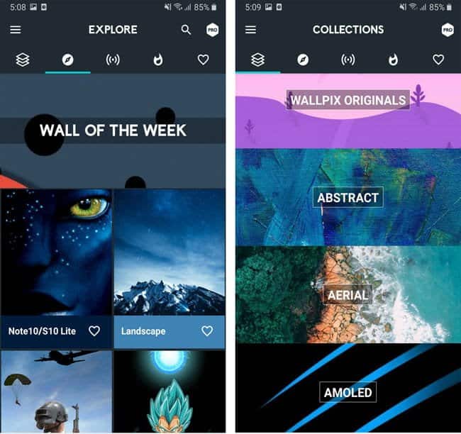 صورة لـ أفضل تطبيقات إنشاء الخلفيات وتنزيلها لنظام Android لعام 2023 | wallpix_2-yYynsNfs-DzTechs