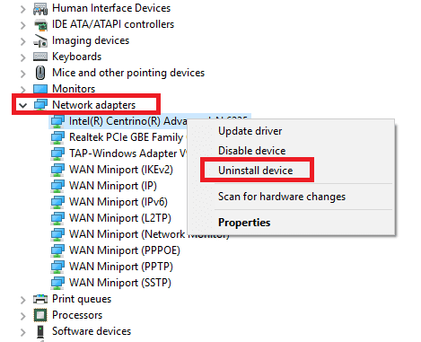 صورة لـ أكثر مشكلات Wi-Fi شيوعًا على Windows 10 ، إليك كيفية إصلاحها | windows_10_delete_wifi_driver-BycybMfs-DzTechs