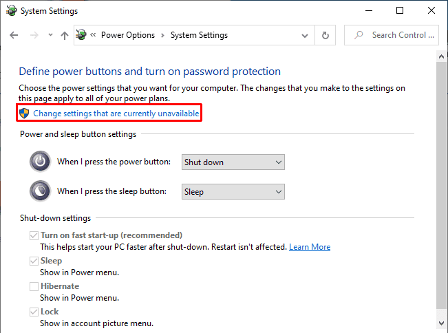 صورة لـ كيفية إصلاح خطأ Kernel Power على Windows 10 من خلال خطوات سهلة | windows_10_power_settings_disable_fast_startup-szWmPMfs-DzTechs
