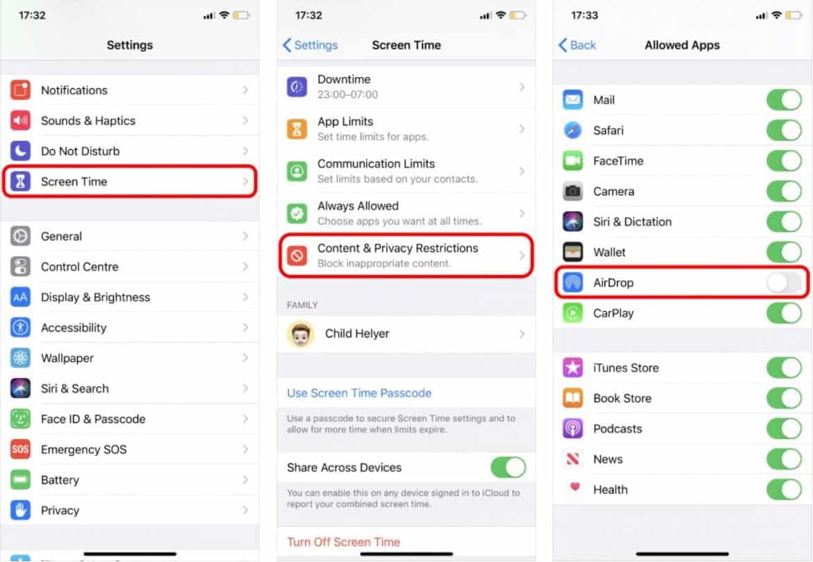 صورة لـ هل “الإرسال السريع” (AirDrop) لا يعمل؟ يُمكنك إصلاحه بسرعة مع هذه النصائح | 3._Turn_Off_AirDrop_Restrictions-xop1zQfs-DzTechs