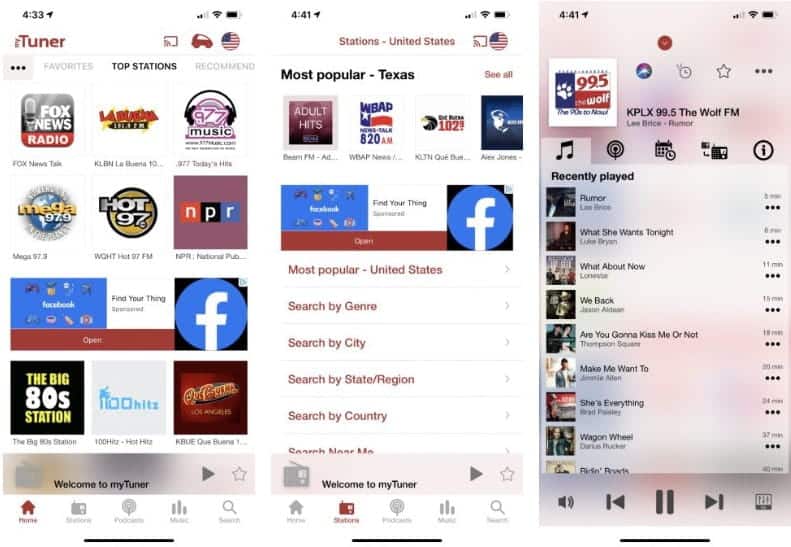 صورة لـ أفضل تطبيقات الراديو لـ iPhone للإستمتاع بالمحطات الإذاعية | 4._myTuner_Radio-Qm8dvOfs-DzTechs