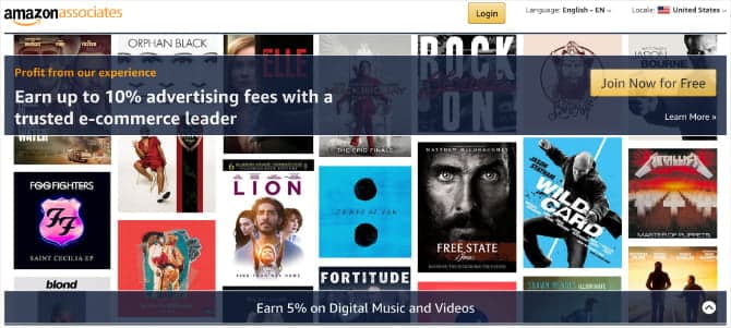صورة لـ كيفية كتابة مراجعات الأفلام على الانترنت وكسب المال من القيام بذلك | Amazon_Affiliate_program_with_movies_and_music-RD4d3Pfs-DzTechs