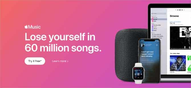 صورة لـ مقارنة بين Spotify و Apple Music وبين YouTube Music: أيُها أفضل لبث الموسيقى؟ | Apple_Music_60_million_songs_banner_image-lSkr3Ffs-DzTechs