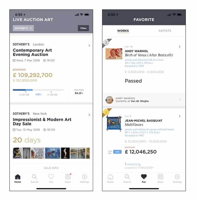 صورة لـ أفضل التطبيقات لعشاق الفن على iOS و Android | Auction-vNRtxcgs-DzTechs