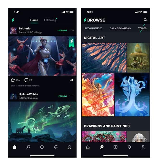 صورة لـ أفضل التطبيقات لعشاق الفن على iOS و Android | Devian-B5Ltxcgs-DzTechs