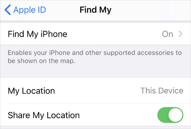 صورة لـ هل فقدتَ iPhone الخاص بك أم سرق؟ إليك ما يجب فعله | Find_My_iPhone_settings_on_iPhone-BSG8lRfs-DzTechs