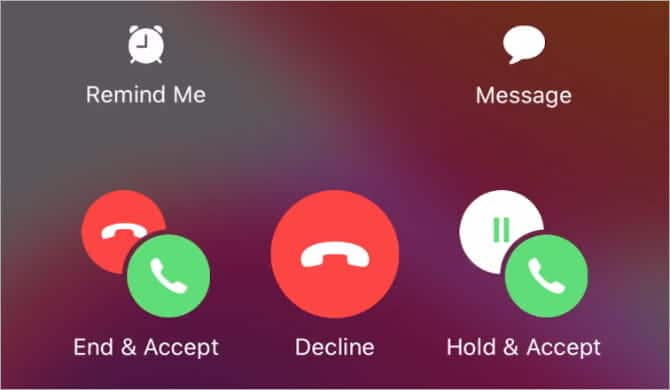 صورة لـ كيفية إجراء مكالمة جماعية على iPhone | Incoming_phone_call_on_iPhone-wNQuBPfs-DzTechs