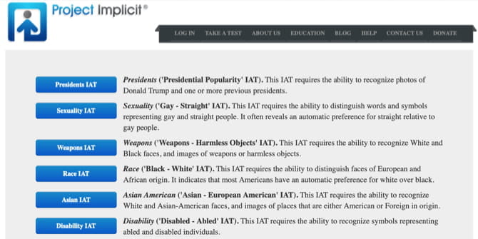 صورة لـ أفضل مواقع الويب للاختبارات النفسية المُمتعة والتحليلية | ProjectImplicitTestPage-Q67nAPfs-DzTechs