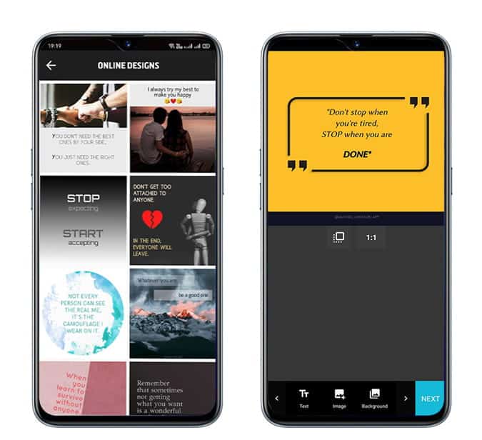 صورة لـ أفضل تطبيقات الاقتباسات والتأكيدات لنظام Android في عام 2023 | Quotes_Creator_1-33FD6Ofs-DzTechs