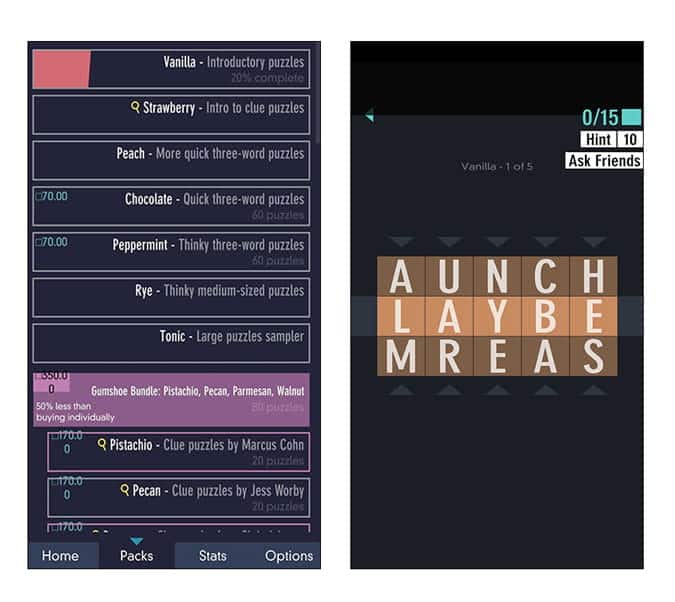 صورة لـ أفضل ألعاب الكلمات على أجهزة iOS و Android | TypeShift-7XimFegs-DzTechs