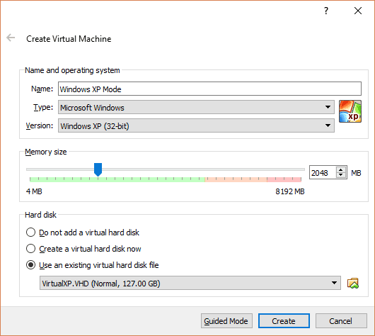 صورة لـ كيفية الحصول على Windows XP مجانًا من Microsoft ، بشكل قانوني | Windows_XP_Mode_Virtual_Machine_Creation_Window-L5tUtPfs-DzTechs