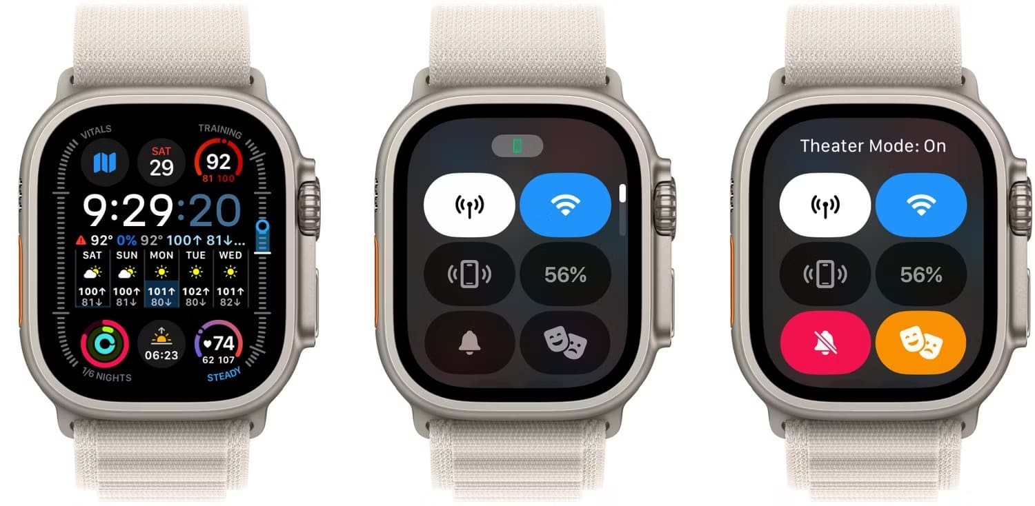 صورة لـ أفضل النصائح والحيل على Apple Watch والتي يجب أن يعلمها الجميع | apple-watch-theater-mode