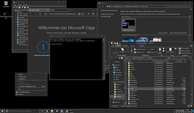 صورة لـ أفضل ثيمات Windows 10 لكل أنواع سطح المكتب | greyevetheme_670x390-zu3UUOfs-DzTechs