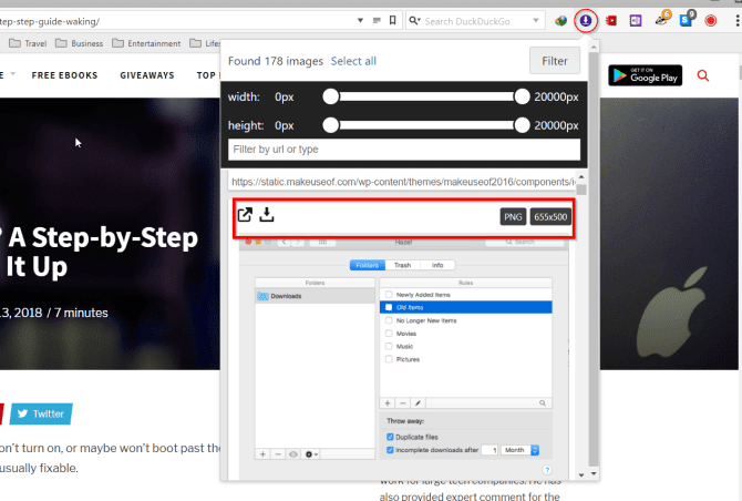 صورة لـ كيفية تنزيل أي شيء على الويب مجانًا: أفضل النصائح والأدوات | imageye_downloader_for_chrome-YyFm2Pfs-DzTechs