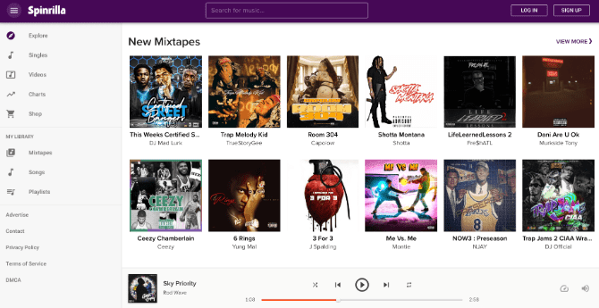 صورة لـ بث الموسيقى مجانًا مع هذه التطبيقات المُميزة غير المعروفة | little_known_free_music_streaming_app_Spinrilla-NjRnuOfs-DzTechs
