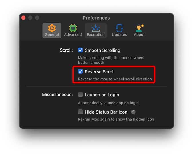 صورة لـ كيفية تعيين اتجاه تمرير مختلف للماوس ولوحة اللمس على نظام macOS؟ | method24-sGkmNcgs-DzTechs