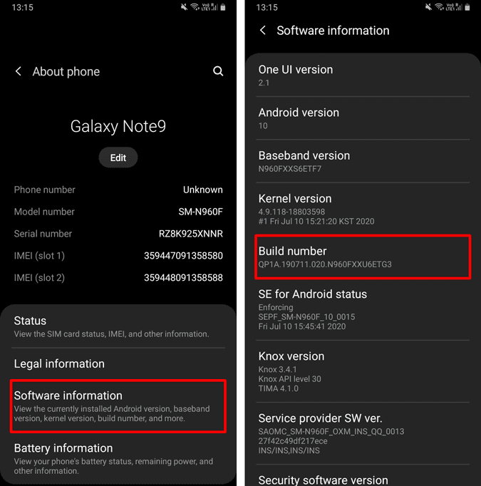 صورة لـ كيفية الحصول على صوت بجودة أفضل من سماعات Bluetooth مع LDAC | software_information_tap_on_build_number-lUaU9cgs-DzTechs