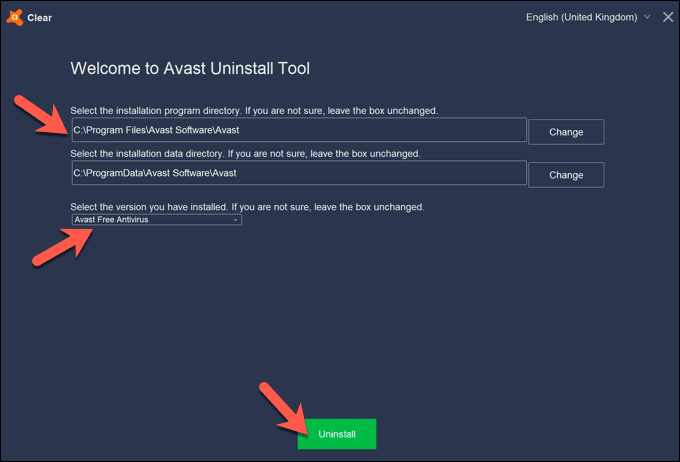 صورة لـ كيفية إلغاء تثبيت Avast على نظام التشغيل Windows 10 | Avast-Uninstaller-Begin-Removal-DzTechs