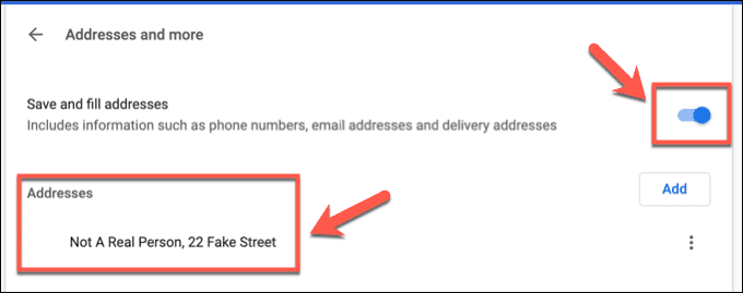 صورة لـ وظيفة الملء التلقائي لـ Google Chrome: الدليل الكامل | Chrome-Addresses-Autofill-Settings-DzTechs
