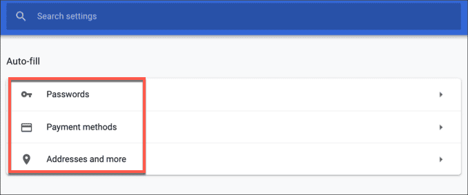 صورة لـ وظيفة الملء التلقائي لـ Google Chrome: الدليل الكامل | Chrome-Autofill-Category-1-DzTechs