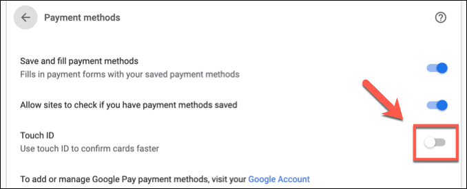صورة لـ وظيفة الملء التلقائي لـ Google Chrome: الدليل الكامل | Chrome-Payment-Touch-ID-DzTechs