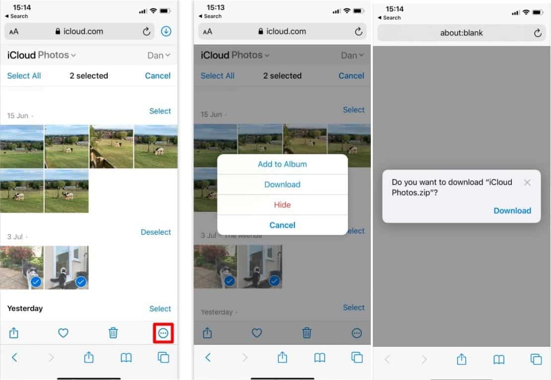صورة لـ كيفية تنزيل الصور ومقاطع الفيديو من iCloud | Download_Photos_From_The_ICloud_Website-1ljBsfgs-DzTechs
