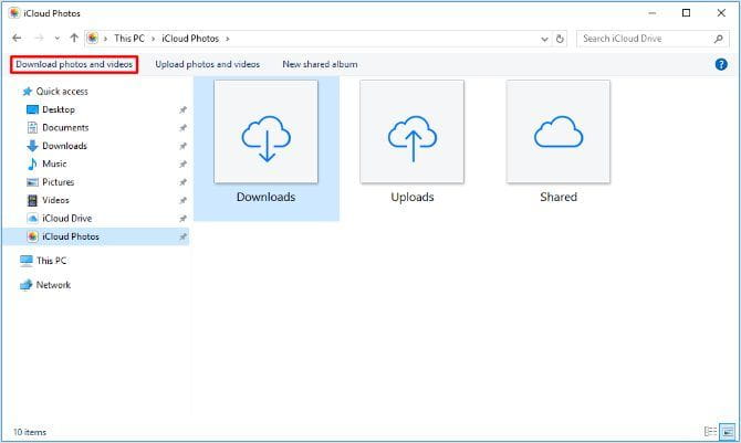 صورة لـ كيفية تنزيل الصور ومقاطع الفيديو من iCloud | Download_photos_and_videos_option_in_iCloud_for_Windows_670x401-KQhBsfgs-DzTechs