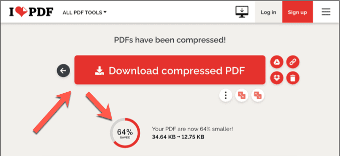 صورة لـ كيفية ضغط ملف PDF على نظامي Windows و Mac | I-love-PDF-Download-DzTechs