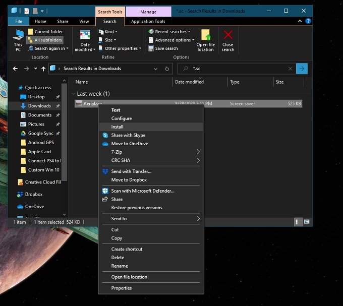 صورة لـ كيفية تخصيص Windows 10: الدليل الكامل | Install-Screensaver-DzTechs
