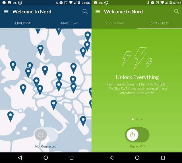 صورة لـ أفضل تطبيقات Android التي تحمي خصوصيتك وأمانك | Nord_VPN_Screenshot-cfH5sfgs-DzTechs