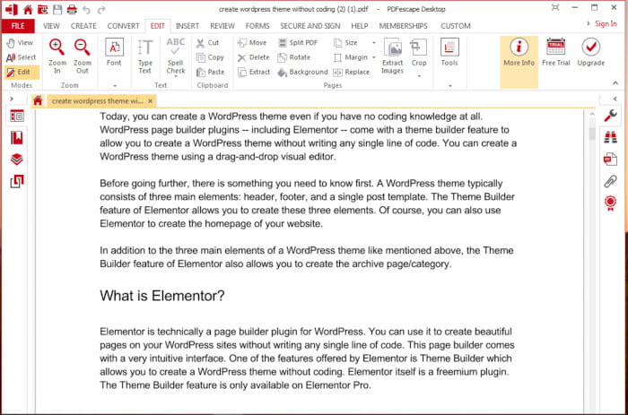 صورة لـ أفضل البدائل لـ Adobe Acrobat DC لتحرير ملفات PDF | PDFescape-jnCKAfgs-DzTechs