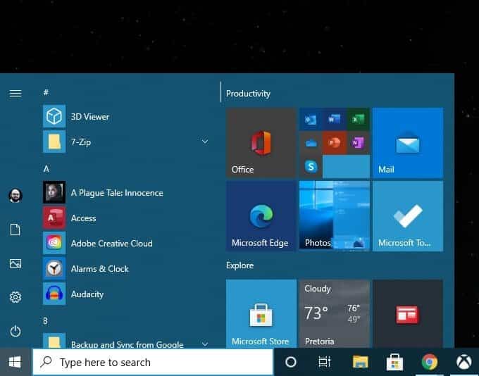صورة لـ كيفية تخصيص Windows 10: الدليل الكامل | Short-Start-Menu-DzTechs