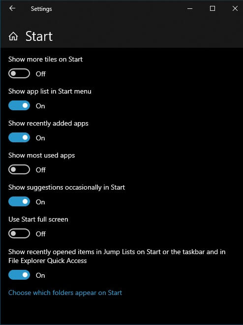 صورة لـ كيفية تخصيص Windows 10: الدليل الكامل | Start-Options-DzTechs