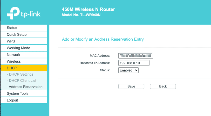 صورة لـ كيفية تغيير عنوان IP الخاص بك على نظام Windows 10 (ولماذا تقوم بذلك) | TPLink-Fixed-Allocation-DzTechs