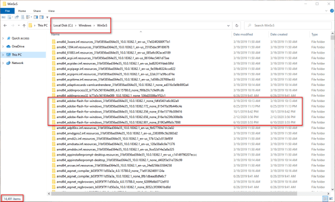 صورة لـ كيفية إدارة مجلد WinSxS الضخم في نظام التشغيل Windows 10 | WinSxS_component_packages-IGIIpfgs-DzTechs