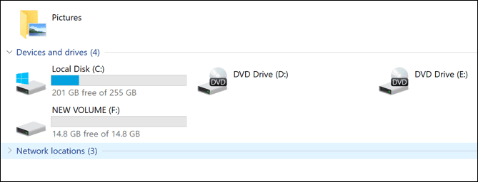صورة لـ كيفية تحويل تنسيق محرك أقراص Windows من FAT32 إلى NTFS | Windows-Explorer-Drives-DzTechs