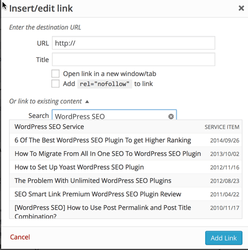 صورة لـ أفضل إضافات الارتباط الداخلي لـ WordPress لتحسين تصنيف URL لـ SEO | WordPress-default-Post-interlinking-min-DzTechs