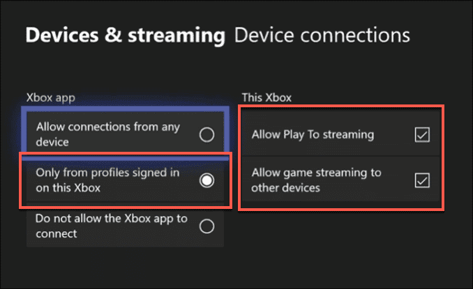 صورة لـ كيفية توصيل جهاز Xbox بجهاز كمبيوتر يعمل بنظام Windows | Xbox-Device-Connection-Settings-DzTechs