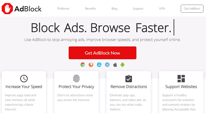 صورة لـ أفضل إضافات حظر الإعلانات لمتصفح Firefox و Chrome | adblock-site-DzTechs