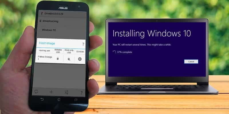 صورة لـ كيفية تثبيت نظام Windows 10 من جهاز Android | b1b1e100b47016bcb97e3c6c80e52b34-upzzsfgs-DzTechs