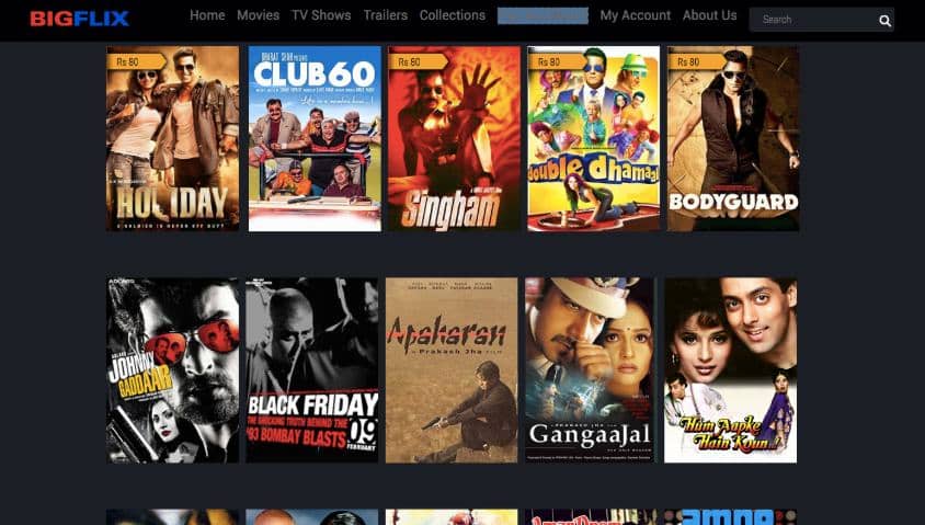 صورة لـ أفضل المواقع المجانية لمشاهدة الأفلام الهندية عبر الإنترنت من الناحية القانونية | bigflix-3ZRANfgs-DzTechs