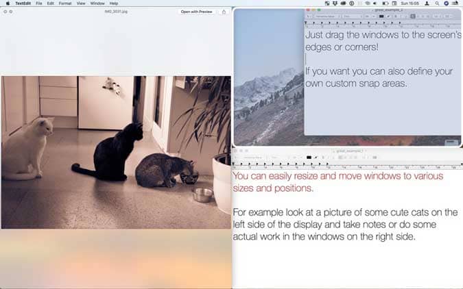 صورة لـ مجموعة من الطرق لمحاذاة النوافذ على macOS بسهولة | bst-VZAzdfgs-DzTechs