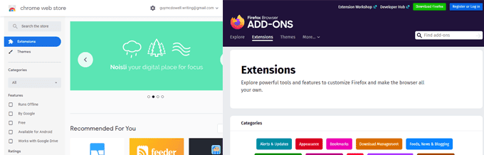 صورة لـ أفضل إضافات حظر الإعلانات لمتصفح Firefox و Chrome | chrome-web-store-firefox-extensions-DzTechs