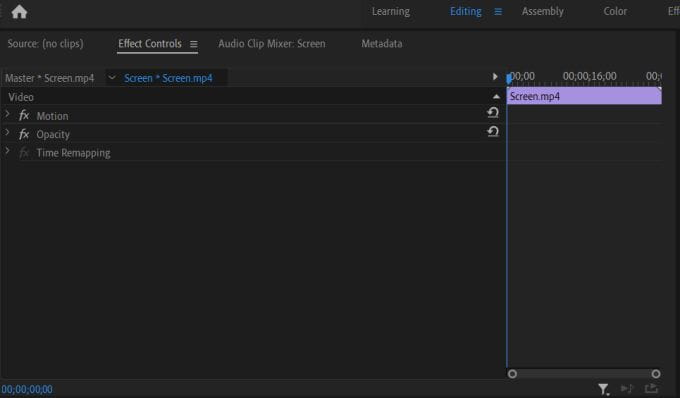 صورة لـ كيفية إضافة الإطارات المفتاحية (Keyframes) في Adobe Premiere Pro | effectcontrols-OckgJggs-DzTechs