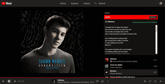 صورة لـ أفضل النصائح والحيل في YouTube Music التي يجب أن تستخدمها حقًا | lyruics-on-web-DzTechs