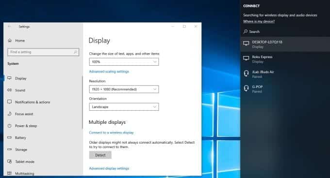 صورة لـ كيفية استخدام التلفزيون كشاشة ثانية لجهاز الكمبيوتر دون خيار “إرسال الشاشة” | select_desktop_wireless_display-hVDpOggs-DzTechs