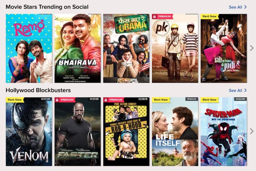 صورة لـ أفضل المواقع المجانية لمشاهدة الأفلام الهندية عبر الإنترنت من الناحية القانونية | sonyliv_movies-57UANfgs-DzTechs