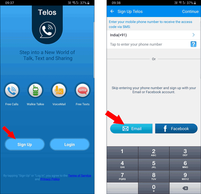 صورة لـ كيفية إنشاء حساب Whatsapp بدون رقم الهاتف | telos-S7OI1ggs-DzTechs